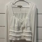 Free People  Solid Lolita Blouse White Photo 1