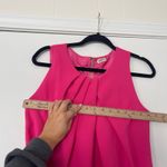 L'Agence  Pink Draped Front 100% Silk Mini Sleeveless Dress Women's Size 4 Photo 8