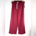 No Boundaries  S Athletic Sweatpants Burgundy Straight Leg Pants Photo 5