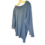 J Jill‎ Blue Ballet Sleeve Shirt Size 2X Photo 1