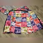Kathmandu Imports Full Zip Multicolor Tie Dyed Hoodie Mushrooms Womens L Hippie Red Size L Photo 6