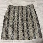 Altar'd State Snakeskin Faux Leather Skirt Photo 0