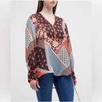 Johnny Was  Roslyn Toni Floral Patchwork Blouse Small Photo 3