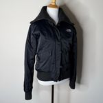 The North Face Black Vintage  Satin Bomber Jacket Photo 1