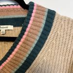 Madewell  Tipped Forrest Wool Blend V-Neck Sweater XS Photo 6
