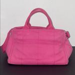 Prada  Pink Canvas Tote Bag Photo 10