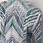 H&M  White Green Black Short Sleeve Shirt Dress Size 10 Photo 6