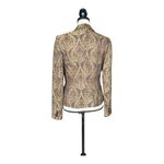 Grace Elements Paisley Blazer in Brown and Tan Size 6 Photo 1