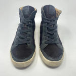 Frye  Dylan Calf Hair High Top Sneakers Black Size‎ US 6.5 Photo 2