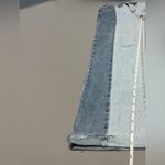 Almost Famous  Two Tone High‎ Rise Jeans 70s Panel Stripe Fray Hem Size 9 Photo 5