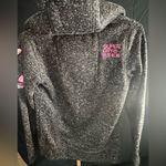 Superdry  zip up sweater hoodie coat pink accents size 2 Photo 5