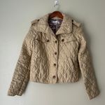 Lilly Pulitzer Beige Quilted Jacket Size XS Photo 2