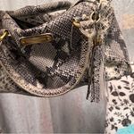 Cynthia Rowley  Snake Print Shoulder Bag with Gold Accents Photo 6