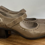 Abeo Penny Mary Jane Heels Shoes Brown Leather Retro Comfort Women's 10N Size 10 Photo 0