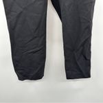 Theory  Pants Women's‎ Size 10 Black Wool Blend Cropped High Rise Straight Leg Photo 2