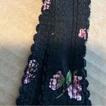 Dolls Kill Delia's Rose Print Tank black multi, cropped, size L NWT Size L Photo 9