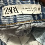 ZARA ✨  High-Rise Wide Leg Jeans – Light Wash – Size 2 Photo 2
