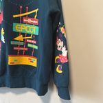 Disney  Mickey Play In The Park Crew Neck Pullover Sweatshirt Sz Medium M Photo 4