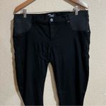 Paige jeans black maternity skinny jeans 32 FLAWED Photo 1