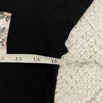 Teenbell Paris Floral Graphic Print Crop Tee Black Size M Photo 5