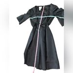Donna Morgan  SZ 8 BLACK RHINESTONE EMBELLISHED‎ POLY/NYLON COMBO SILK DRESS Photo 7