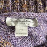 Christopher Banks Lavender Acrylic Cardigan Sweater sz S/M P Purple Photo 6