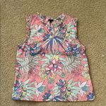 Talbots  Pink and Blue Blouse Photo 0
