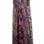 Solitaire Vintage Boho Halter Practical Magic Hippie Gauzy Maxi Dress Large NEW Photo 0