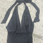 Lizard Thicket NWT GRAY HALTER TOP Photo 0