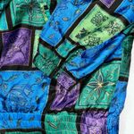 Vintage 100% Silk Colorblock Windbreaker Jacket Multiple Size 1X Photo 4