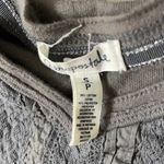Aeropostale  Grey V-neck Long Sleeve Shirt with Lace Detail Photo 2