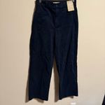 Madewell NWT The Emmett Wide-Leg Pant Patch Pocket Edition Classic Navy- Size 25 Photo 3