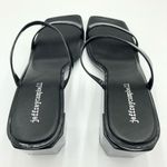 Jeffrey Campbell NWOT Black Jamm-3 Jelly Slide Sandal Heels Size 10 Photo 2
