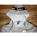 NFL Pittsburgh Steelers‎  Team Apparel Women's Hoodie Size Small Grey BNWT Photo 1