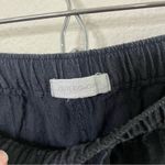 Outerknown  Sol Beach Organic Cotton Relaxed Tapered Pants Black Womens Size S Photo 2