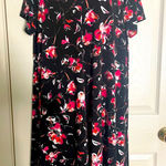 Roaman’s Black Floral Dress Size 18/20‎ Photo 0