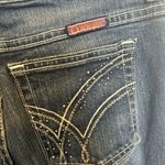 Wrangler  dark wash embroidered pockets jeans size 3/4 Photo 6