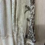 Free People  Embroidered Cream Brown Dreams Tunic Blouse Small Photo 6