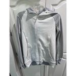 Lululemon Scuba Hoodie II Women’s Large White Gray Full Zip Sweatshirt Photo 4