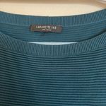 Lafayette 148 Ribbed Tunic Sweater in Empress Teal top shirt Green Size L Photo 4