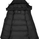 Women's Winter Coat Thicken Puffer Jacket Warm Bubble Coat with Removable Hood Photo 3