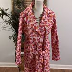 No Boundaries  Vintage Juniors L Pea Coat Duster Long Sleeve Belted Open Button Photo 0