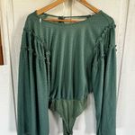 Peach Love California Peach Love Boutique Elegant Green Women's Bodysuit Photo 0