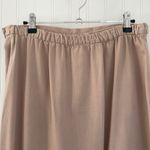 Eileen Fisher  Tan Khaki Wrap Maxi Skirt Adjustable Waist Pocket Classic‎ Size M Photo 4