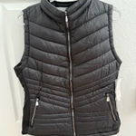Nwt Black Quilted Vest for Women Size L Photo 0