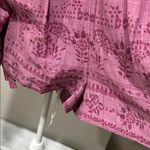 Free People Cutie Pie Romper In Azalea Combo Pink Embroidered Boho Romper Size L Photo 6