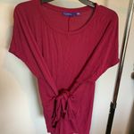 Apt. 9 Burgundy Tie Top Photo 1