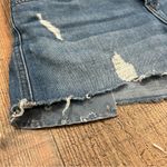 Aerie  Distressed Denim Shorts Womens Size M Medium Elastic Waist Cutoff Raw Hem Photo 1