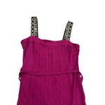 Tory Burch Jacqueline Pleated Bead-Strap Dress size S Photo 3