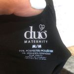 Duo Maternity Dress Size Medium Black Short Sleeve Photo 7